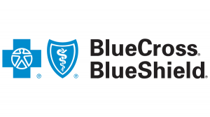 Blue cross blue shield health insurance logo.