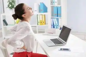 Girl suffering with Lower Back Symptoms at Houston, TX