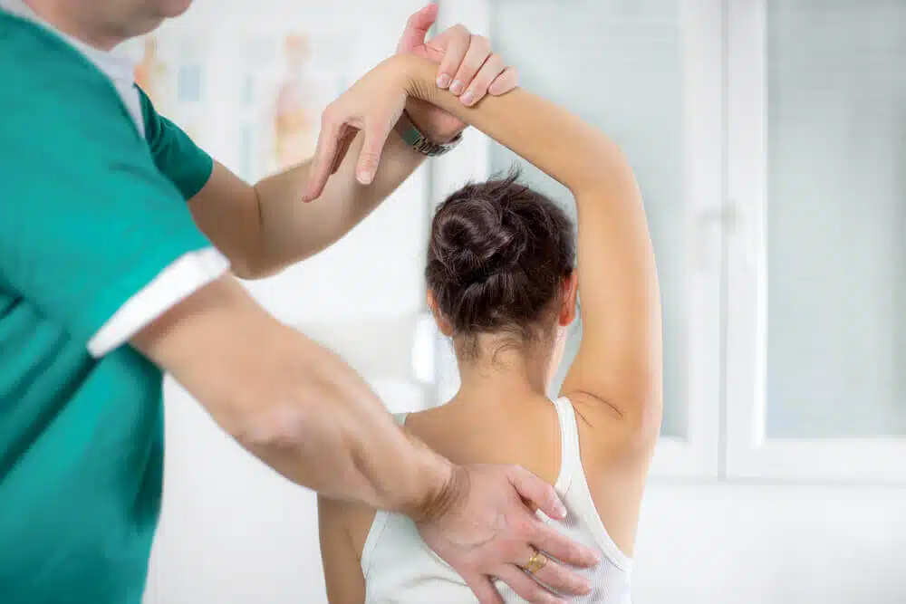 Chiropractor is treating a patient who suffers from   Rotator Cuff Injuries. 