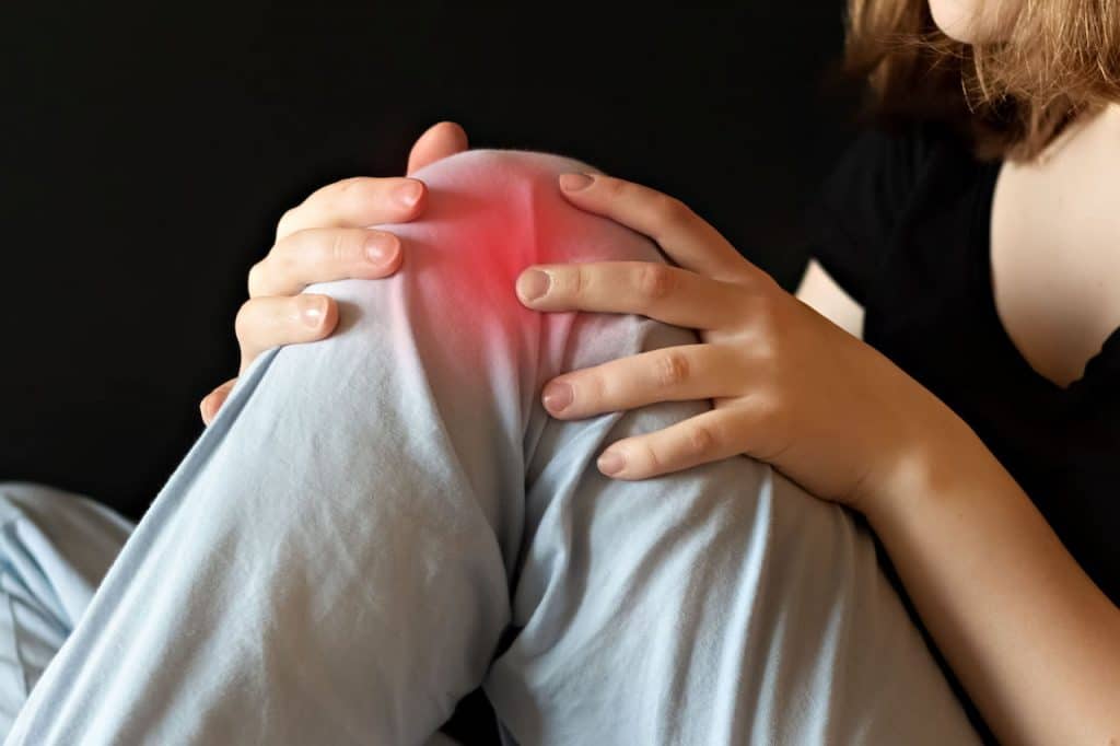 A woman suffers from Joint Pain problems.