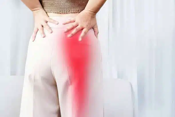Patient suffering from Sciatica Nerve pain